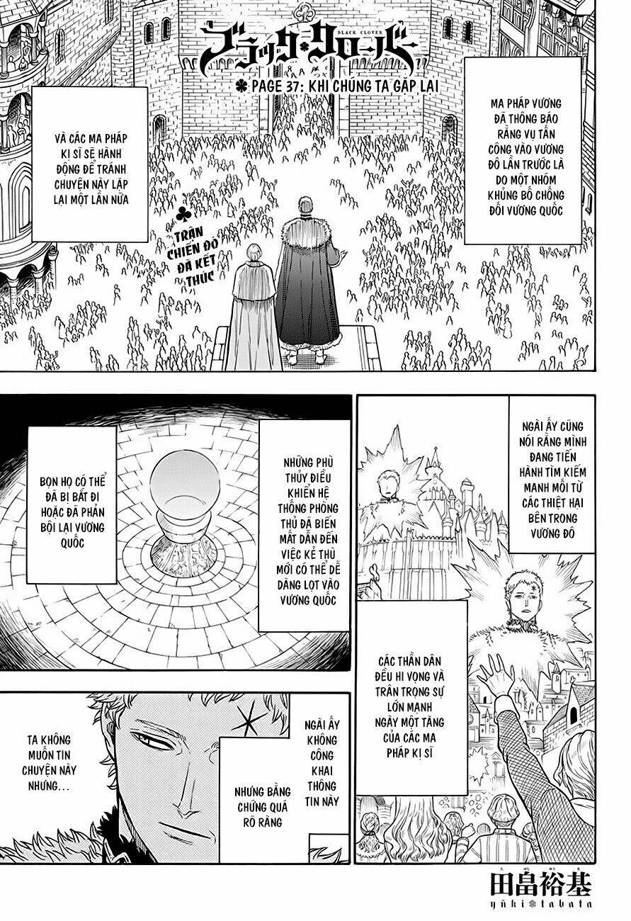 Black Clover – Pháp Sư Không Phép Thuật Chapter 37 - Trang 2