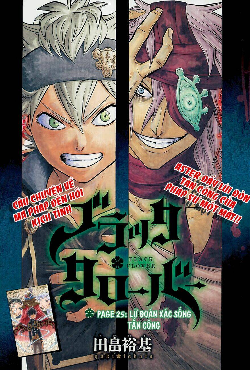 Black Clover – Pháp Sư Không Phép Thuật Chapter 25 - Trang 2