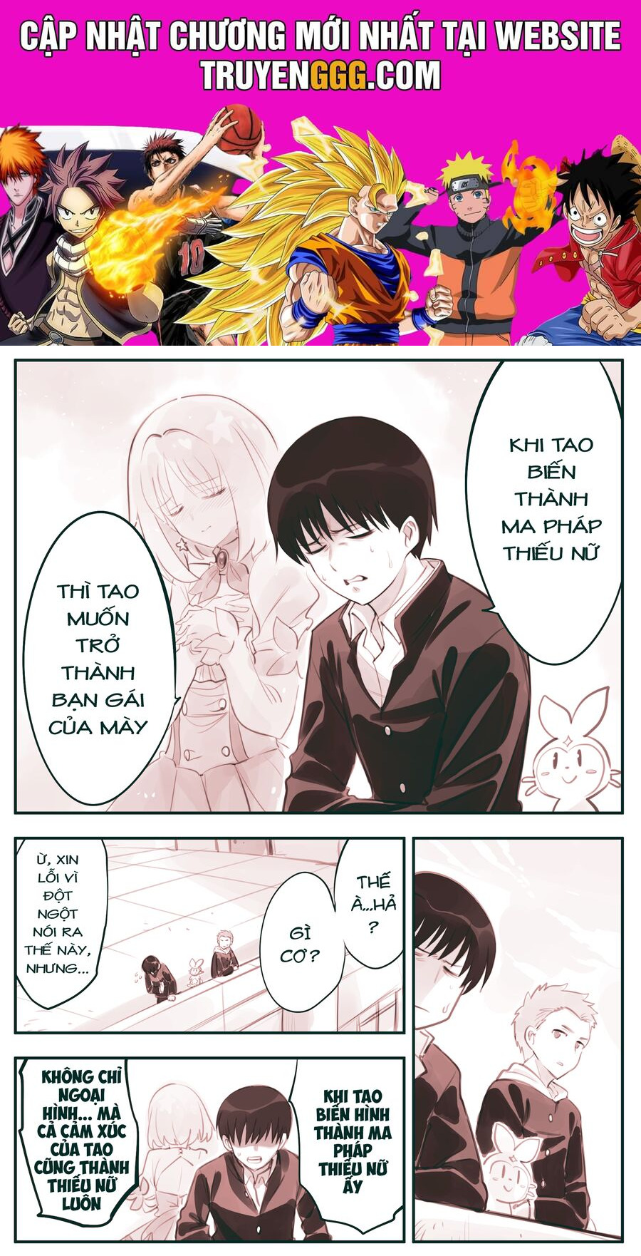 Nayameru Kare Wa Mahou Shoujo Chapter 14 - Trang 2