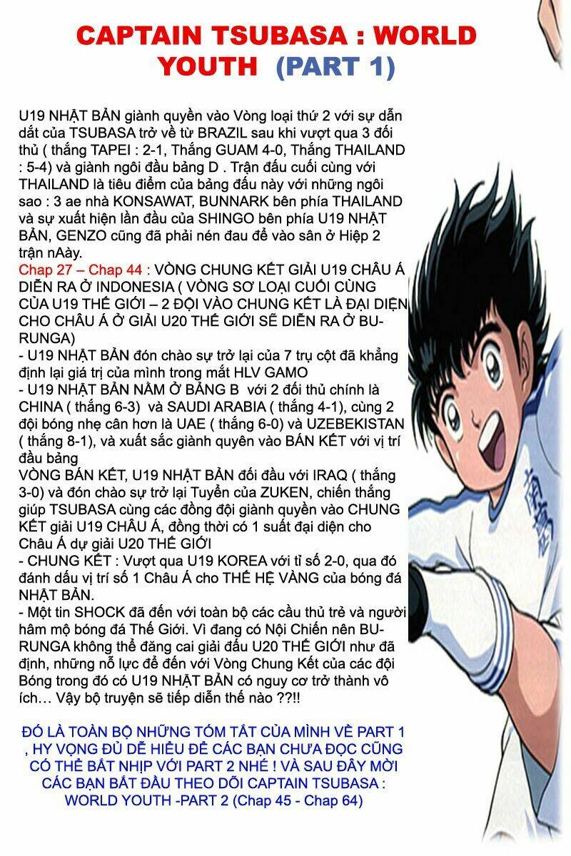 Captain Tsubasa : World Youth (Part 2) Chapter 1 - Trang 2