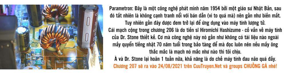 Dr.Stone – Hồi Sinh Thế Giới Chapter 206 - Trang 2