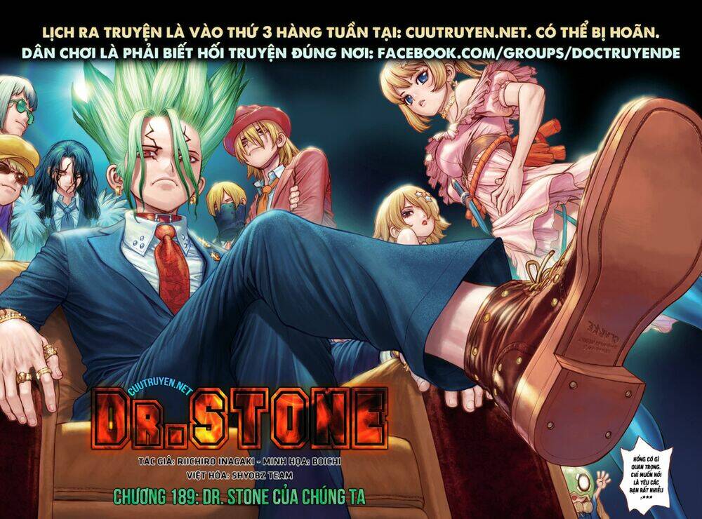 Dr.Stone – Hồi Sinh Thế Giới Chapter 189 - Trang 2