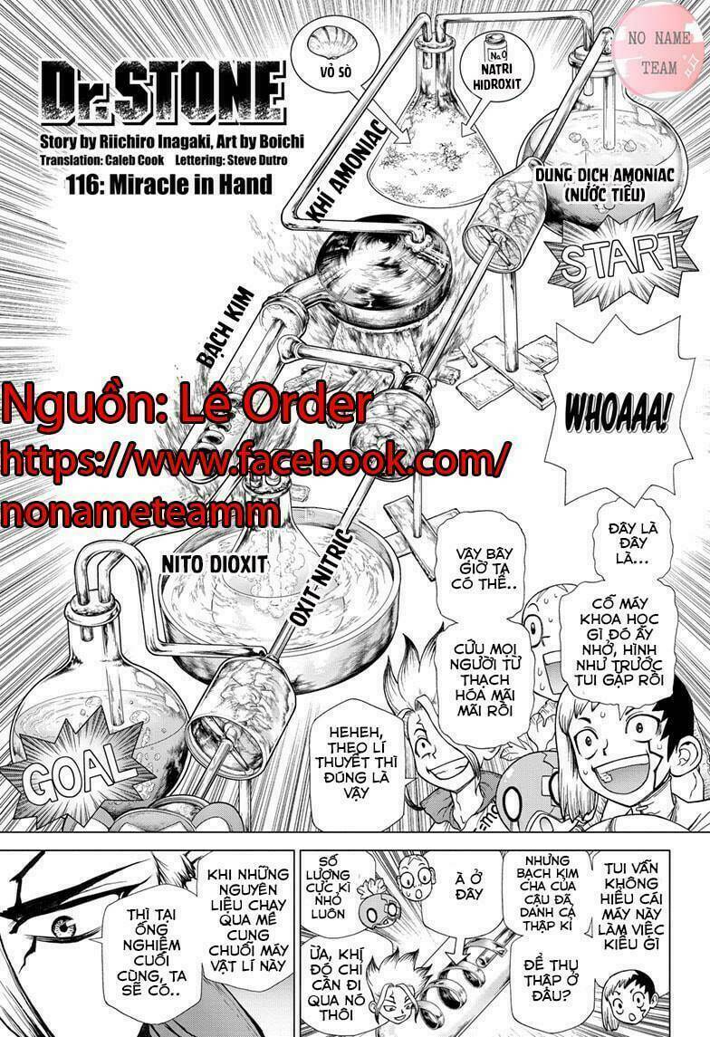 Dr.Stone – Hồi Sinh Thế Giới Chapter 116 - Trang 2