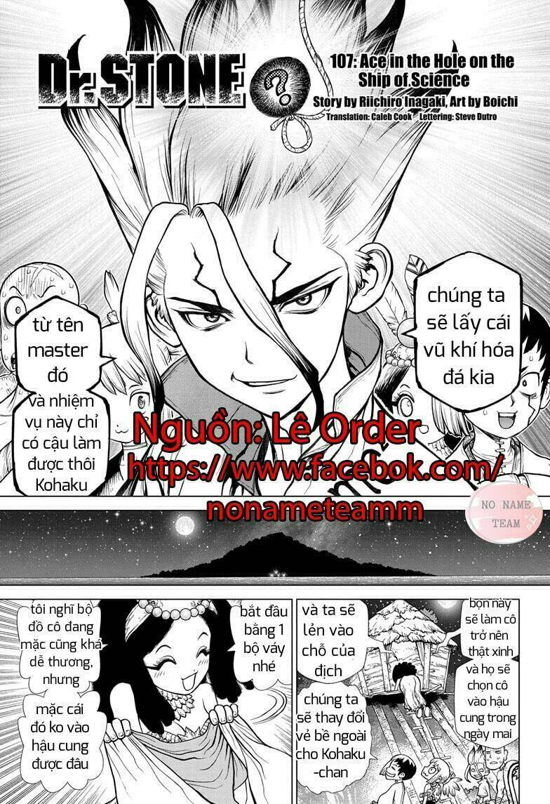 Dr.Stone – Hồi Sinh Thế Giới Chapter 107 - Trang 2