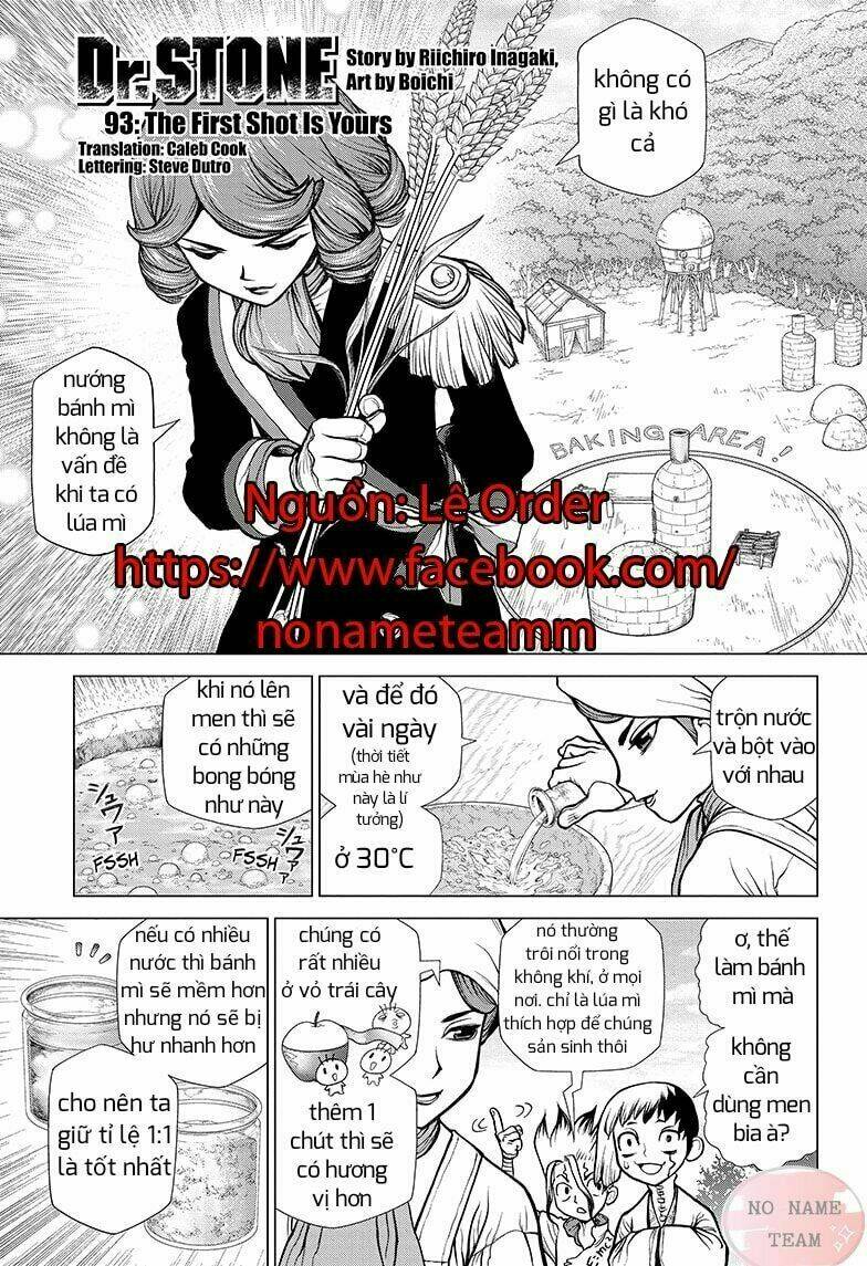 Dr.Stone – Hồi Sinh Thế Giới Chapter 93 - Trang 2