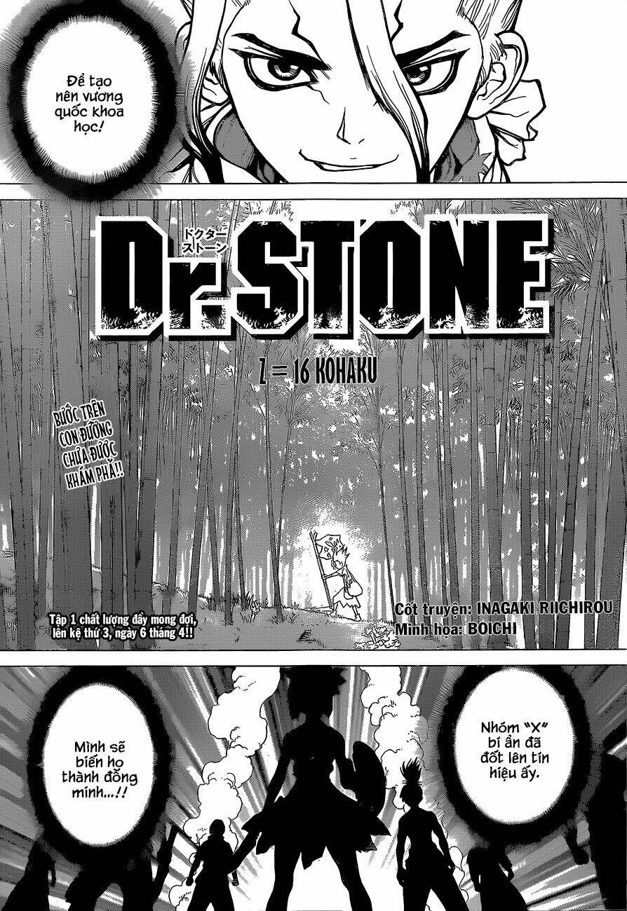 Dr.Stone – Hồi Sinh Thế Giới Chapter 16 - Trang 2