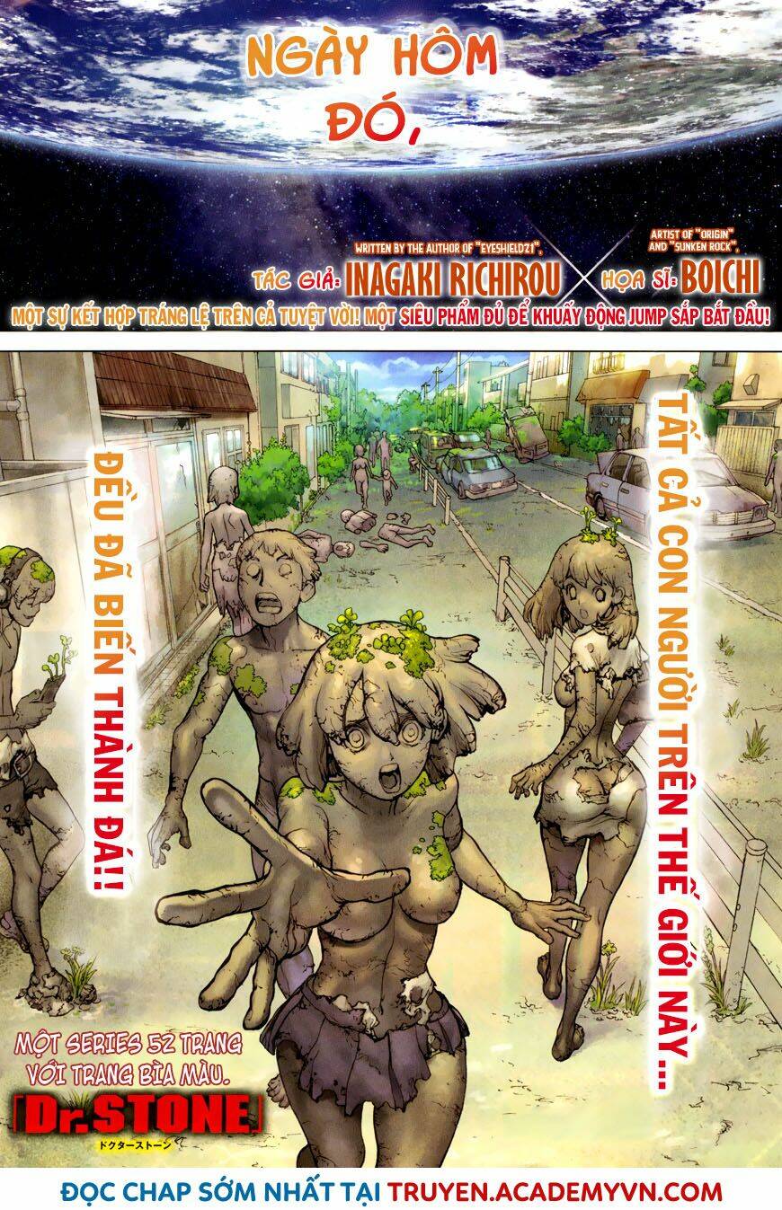 Dr.Stone – Hồi Sinh Thế Giới Chapter 1 - Trang 2