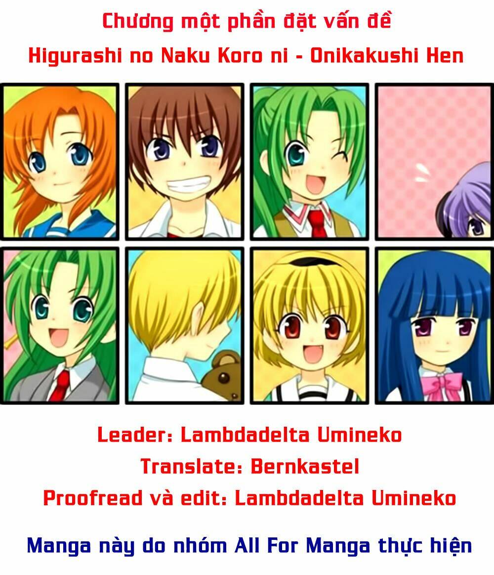 Higurashi No Naku Koro Ni – Onikakushi-Hen Chapter 8 - Trang 2