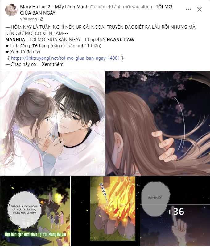 Tôi Mơ Giữa Ban Ngày Chapter 46.5 - Trang 2