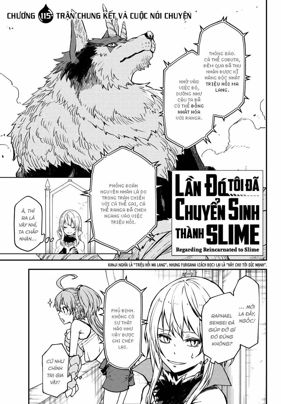 Tôi Đã Chuyển Sinh Thành Slime Chapter 115 - Trang 2