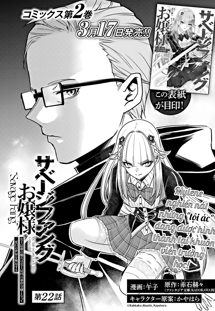 Savage Fang Ojou-Sama: Shijou Saikyou No Youhei Wa Shijou Saikyou No Bougyaku Reijou To Natte Ni Dome No Sekai O Musou Suru Chapter 22 - Trang 2