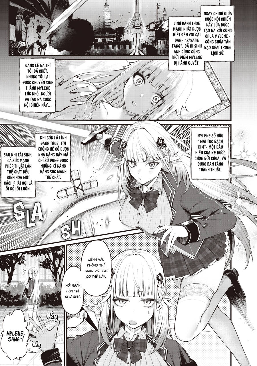 Savage Fang Ojou-Sama: Shijou Saikyou No Youhei Wa Shijou Saikyou No Bougyaku Reijou To Natte Ni Dome No Sekai O Musou Suru Chapter 0.1 - Trang 2