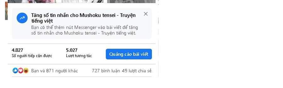 Chuyển Sinh Không Nghề Nghiệp: Tôi Sẽ Cố Gắng Hết Sức Nếu Tôi Đến Thế Giới Khác Chapter 76.1 - Trang 2