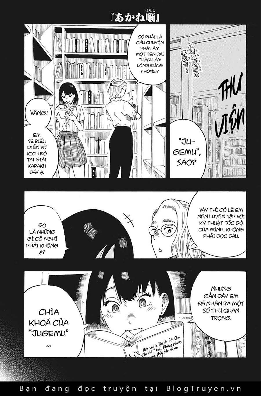 Akane-Banashi Chapter 17 - Trang 2