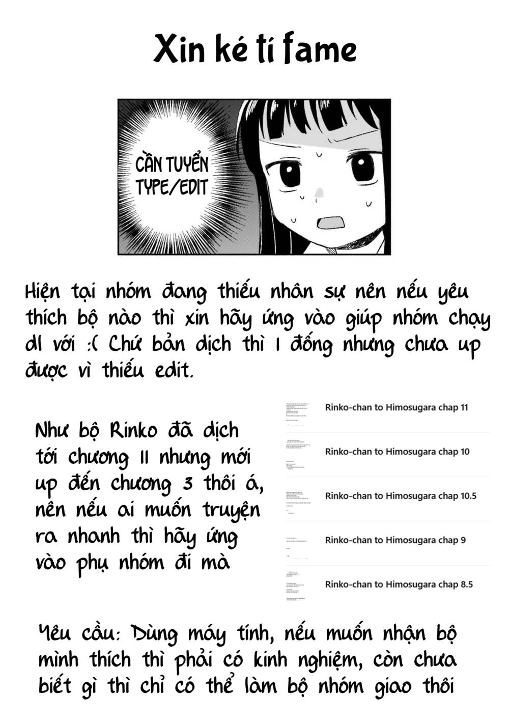 Một Ngày Với Em Gái Rinko Chapter 3 - Trang 2