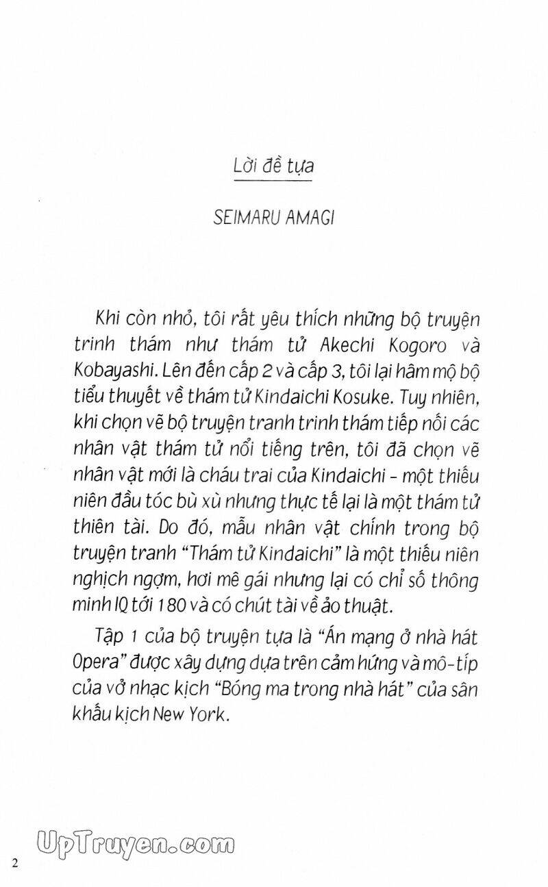 Thám Tử Kindaichi (Bản Đẹp) Chapter 1 - Trang 2