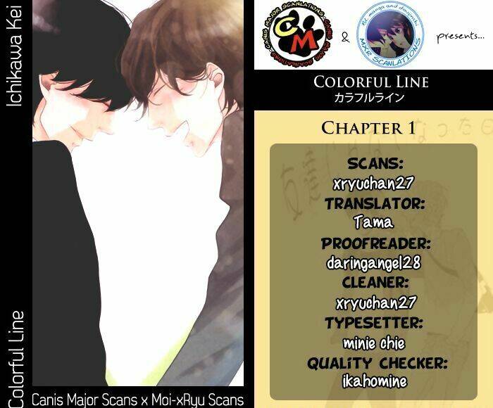 Colorful Line Chapter 0 - Trang 2