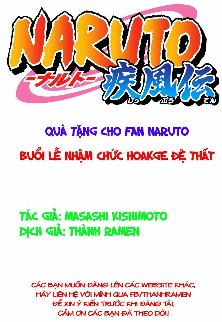 Cửu Vĩ Hồ Ly Ngoại Truyện Hokage Đệ Thất Chapter 10.5 - Trang 2