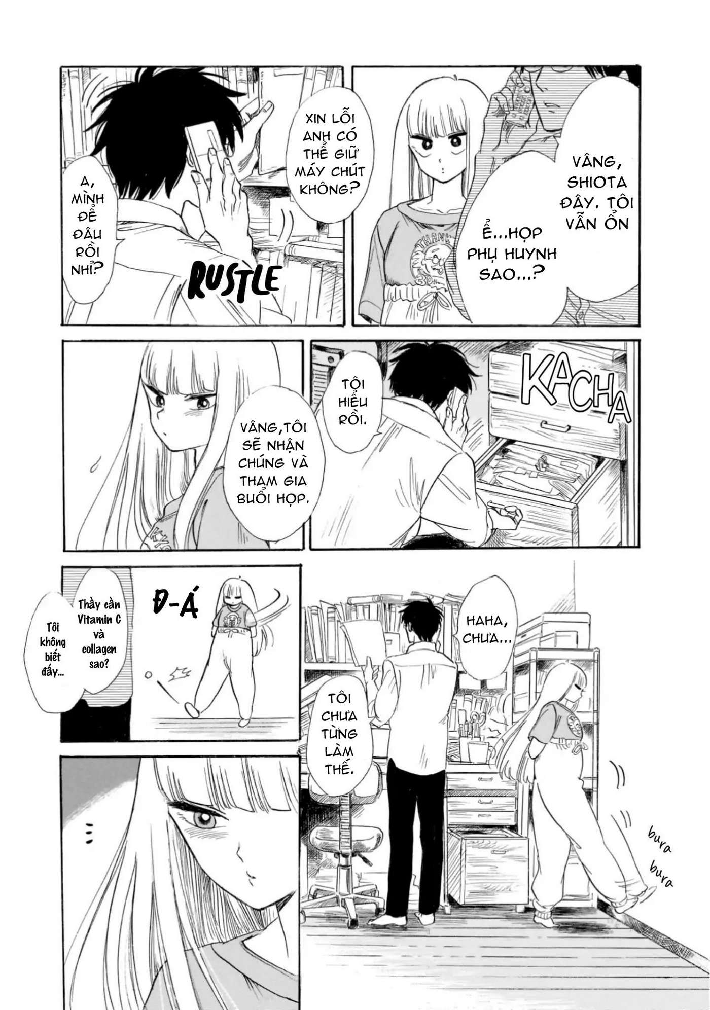 Shiota-Sensei To Amai-Chan Chapter 17 - Trang 2