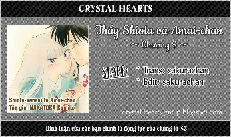 Shiota-Sensei To Amai-Chan Chapter 9 - Trang 2