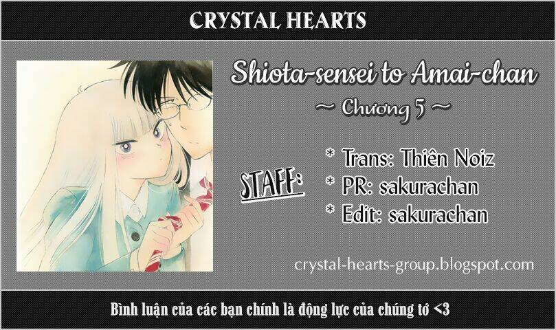 Shiota-Sensei To Amai-Chan Chapter 5 - Trang 2