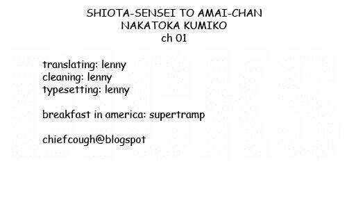 Shiota-Sensei To Amai-Chan Chapter 1 - Trang 2