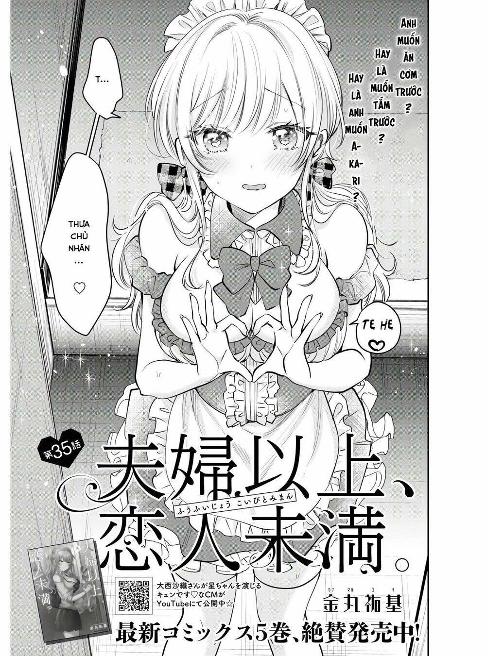 Fuufu Ijou, Koibito Miman. Chapter 35 - Trang 2