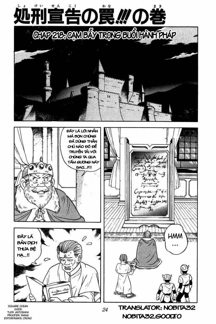 Dragon Quest – Dấu Ấn Rồng Thiêng Chapter 218 - Trang 2