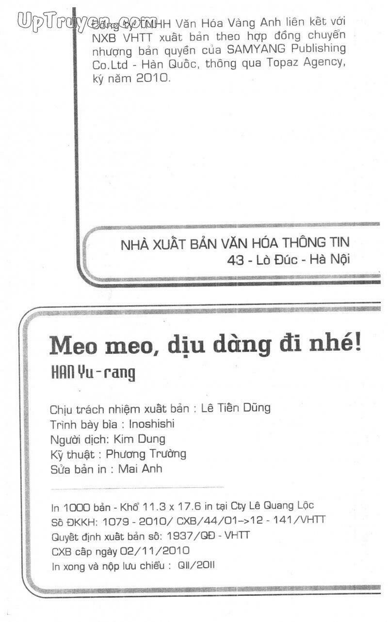 Meo Meo Dịu Dàng Đi Nhé Chapter 12 - Trang 2