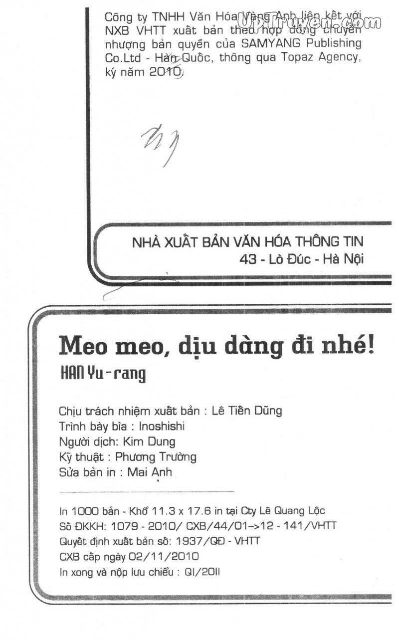 Meo Meo Dịu Dàng Đi Nhé Chapter 10 - Trang 2