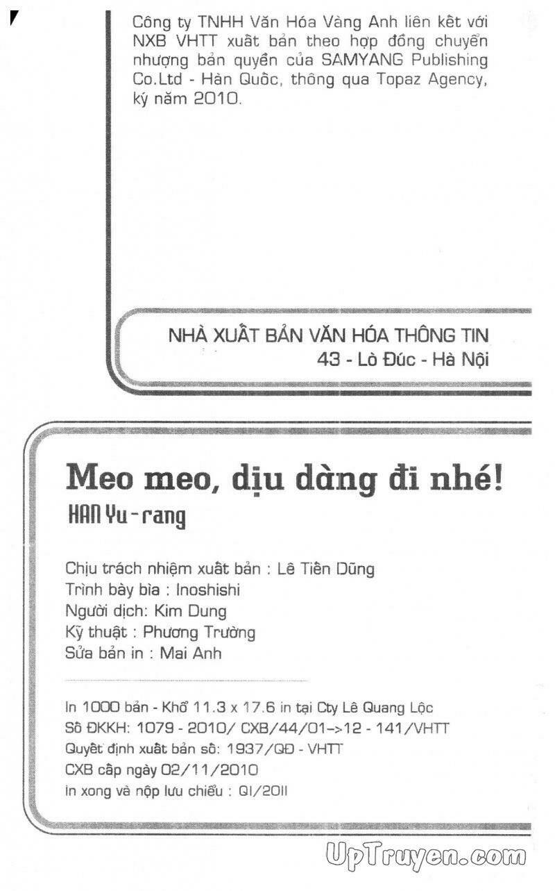 Meo Meo Dịu Dàng Đi Nhé Chapter 9 - Trang 2