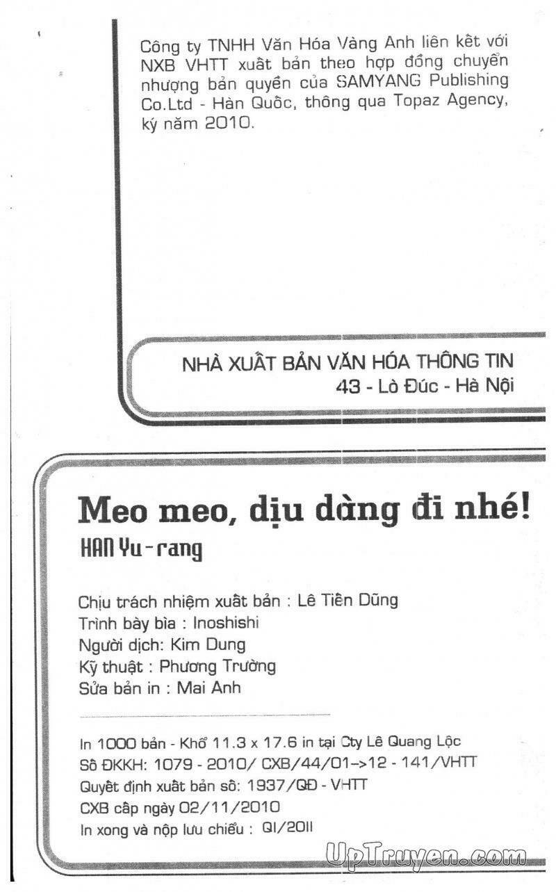 Meo Meo Dịu Dàng Đi Nhé Chapter 8 - Trang 2