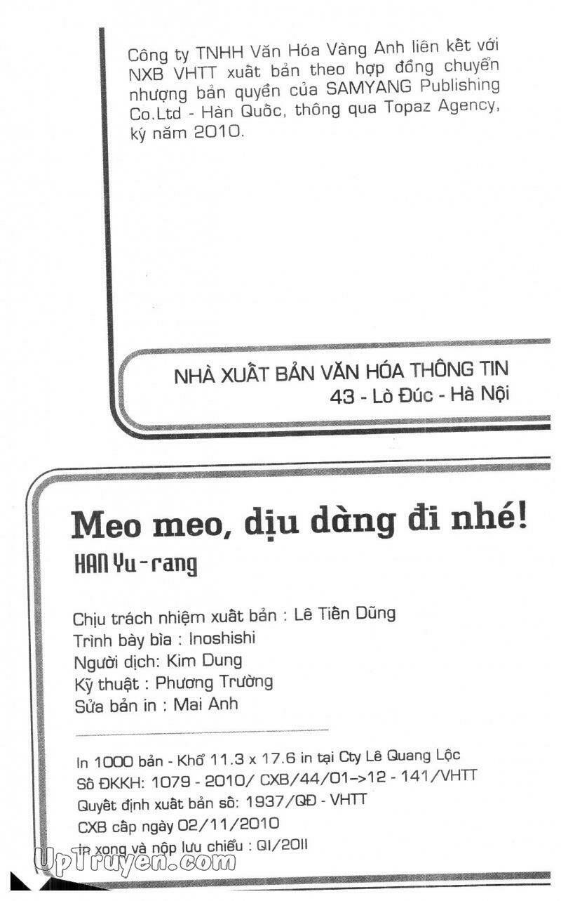 Meo Meo Dịu Dàng Đi Nhé Chapter 7 - Trang 2