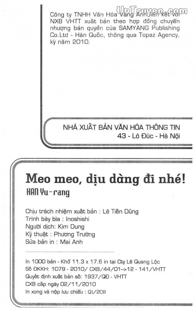 Meo Meo Dịu Dàng Đi Nhé Chapter 6 - Trang 2