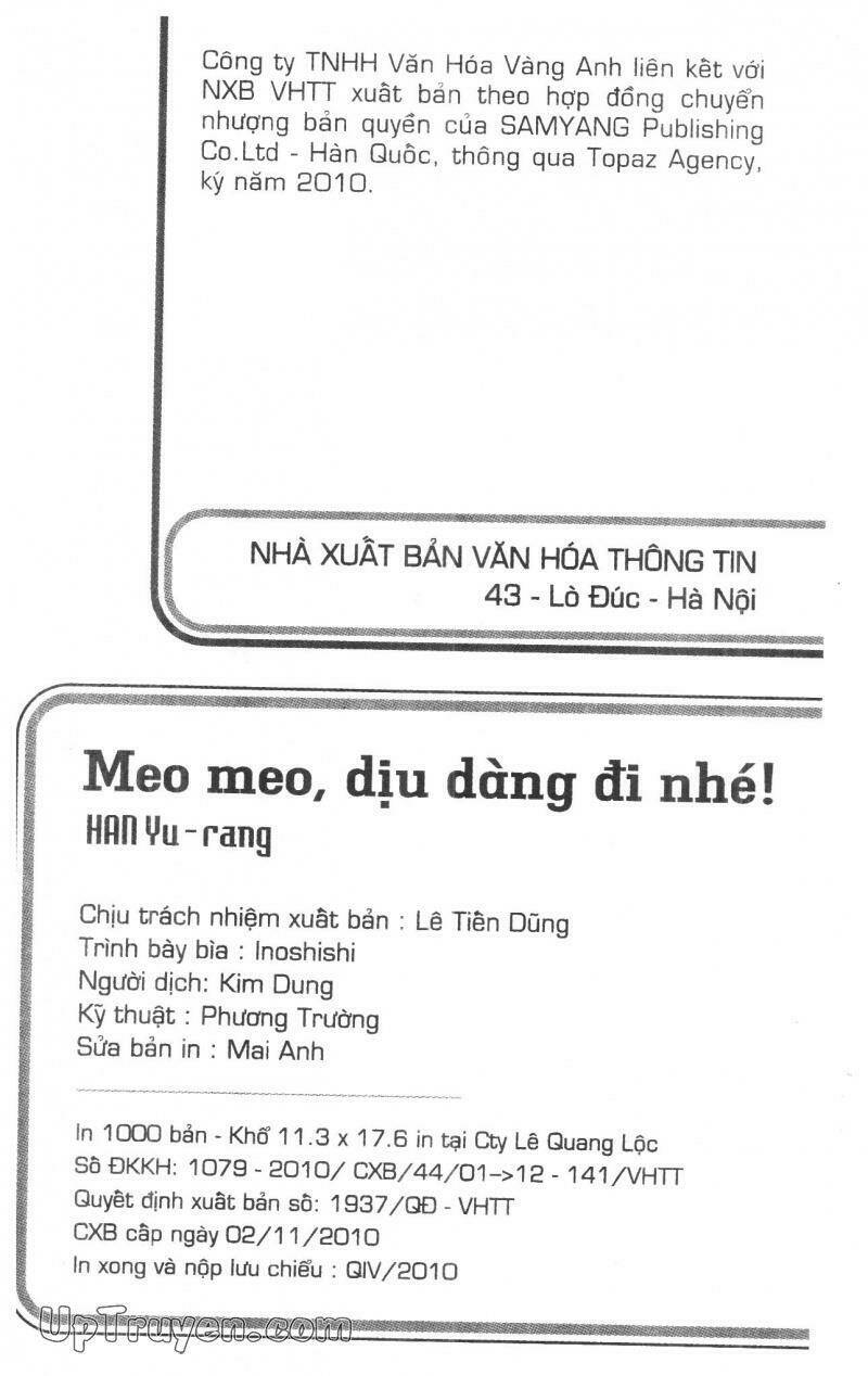 Meo Meo Dịu Dàng Đi Nhé Chapter 4 - Trang 2