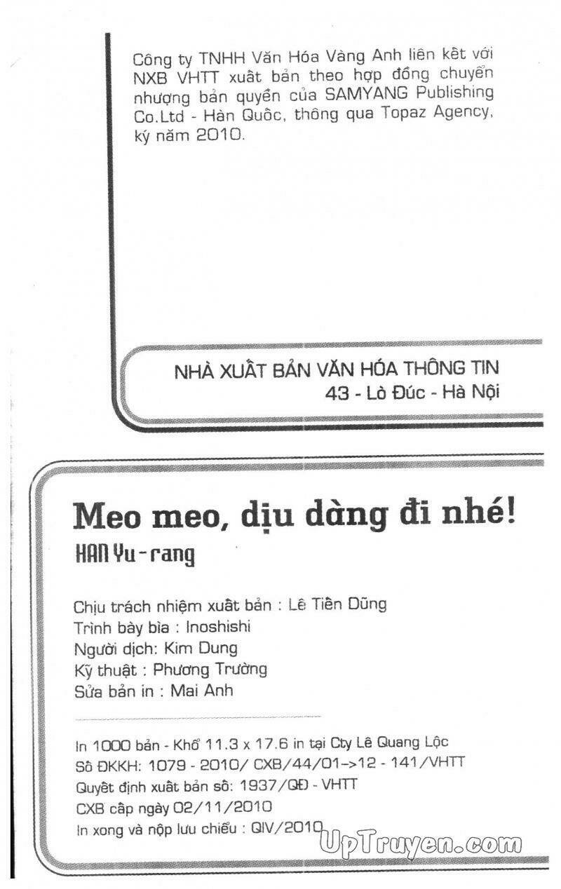 Meo Meo Dịu Dàng Đi Nhé Chapter 2 - Trang 2