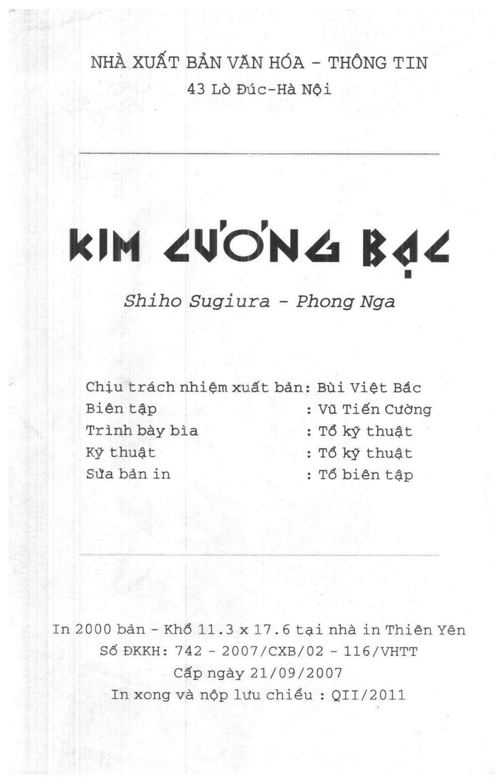 Kim Cương Bạc Chapter 21 - Trang 2