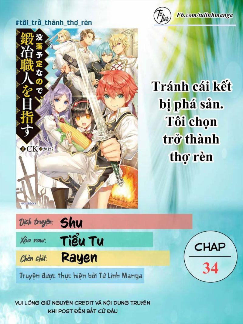 Mục Đích Trở Thành Thợ Rèn Khải Huyền Ở Thế Giới Khác Chapter 34 - Trang 2