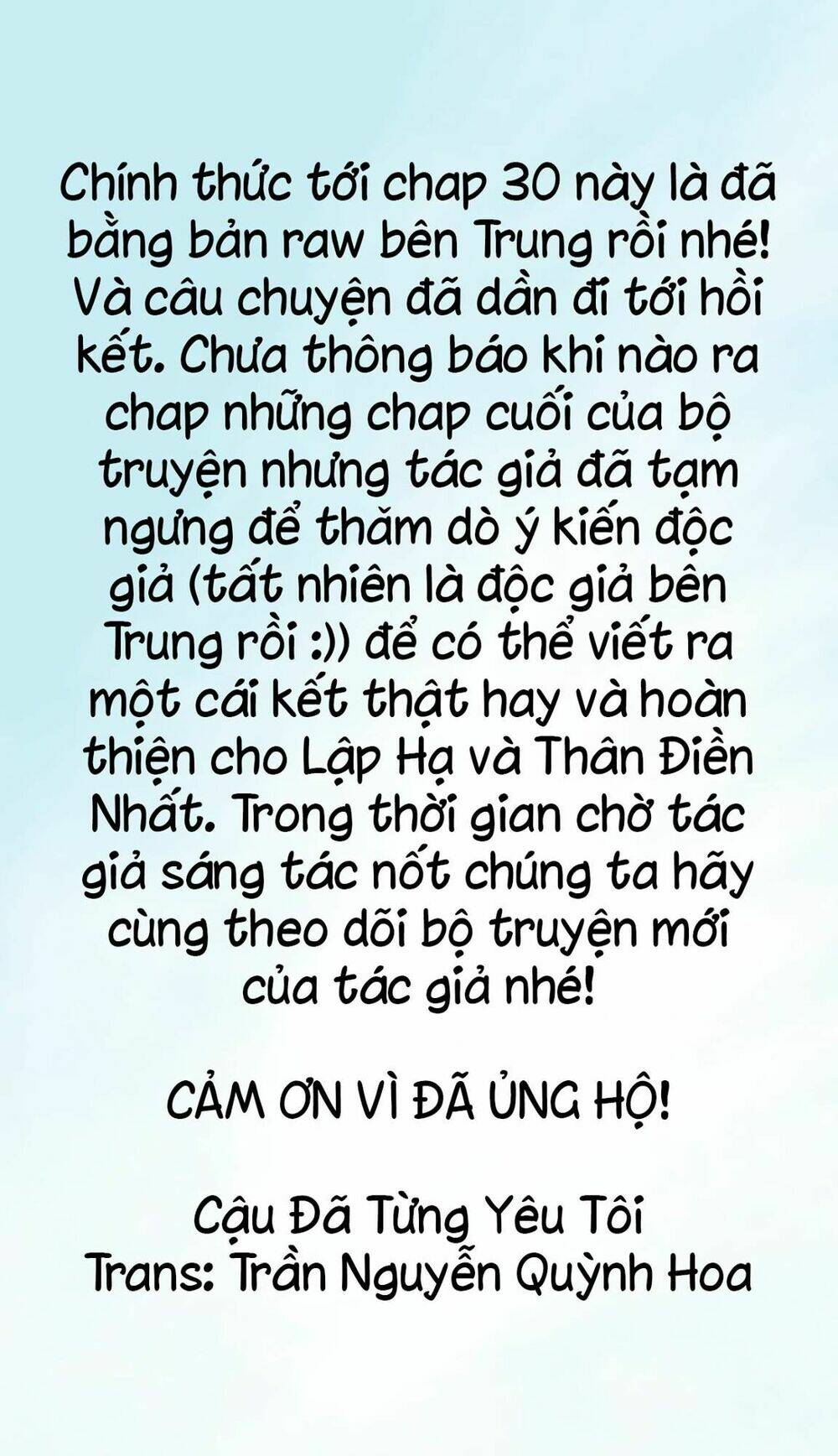 Người Yêu 0 Độ Chapter 30 - Trang 2