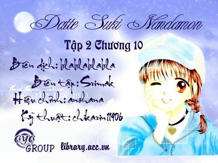 Datte Suki Nandamon Chapter 10 - Trang 2