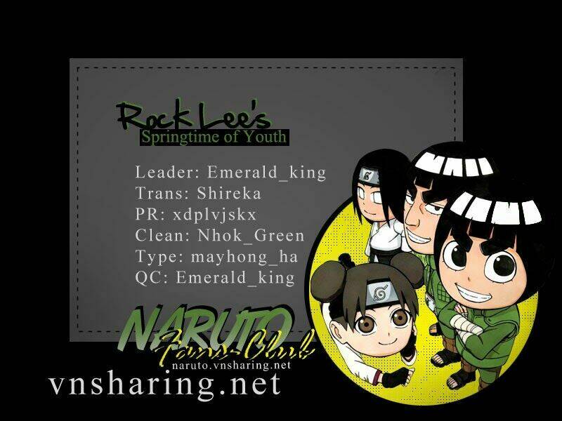 Rock Lee’S Springtime Of Youth Chapter 26 - Trang 2