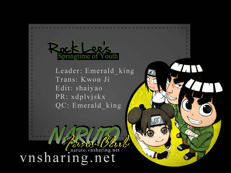 Rock Lee’S Springtime Of Youth Chapter 23 - Trang 2