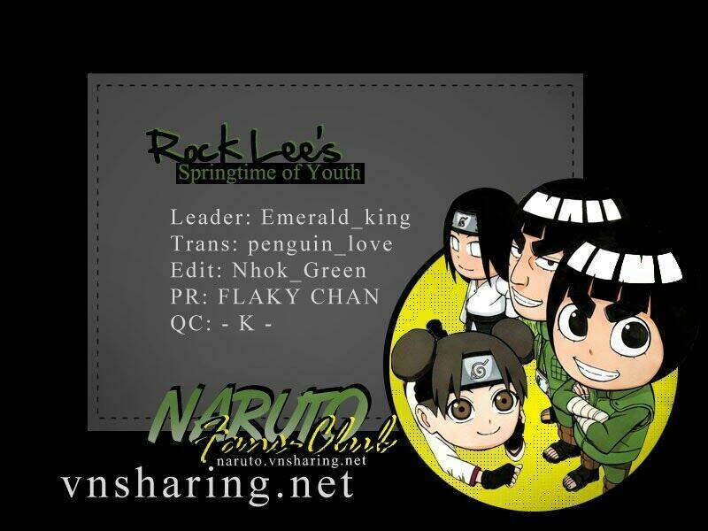 Rock Lee’S Springtime Of Youth Chapter 20 - Trang 2