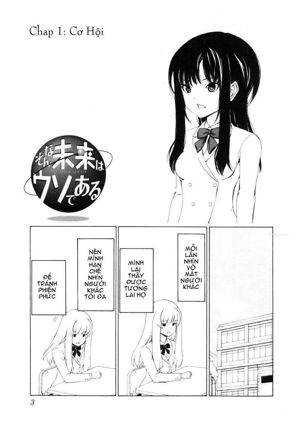 Sonna Mirai Wa Uso De Aru Chapter 1 - Trang 2