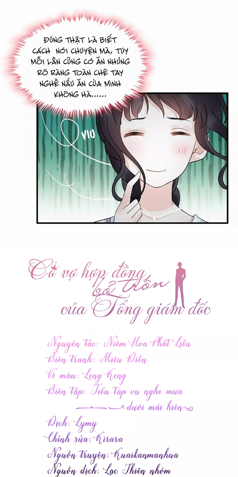 Cô Vợ Hợp Đồng Bỏ Trốn Của Tổng Giám Đốc Chapter 39 - Trang 2