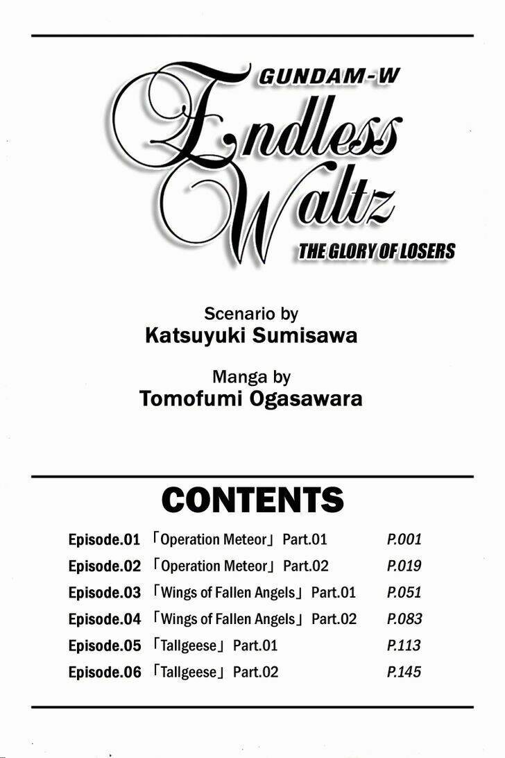 New Mobile Report Gundam Wing Endless Waltz: The Glory Of Losers Chapter 1 - Trang 2