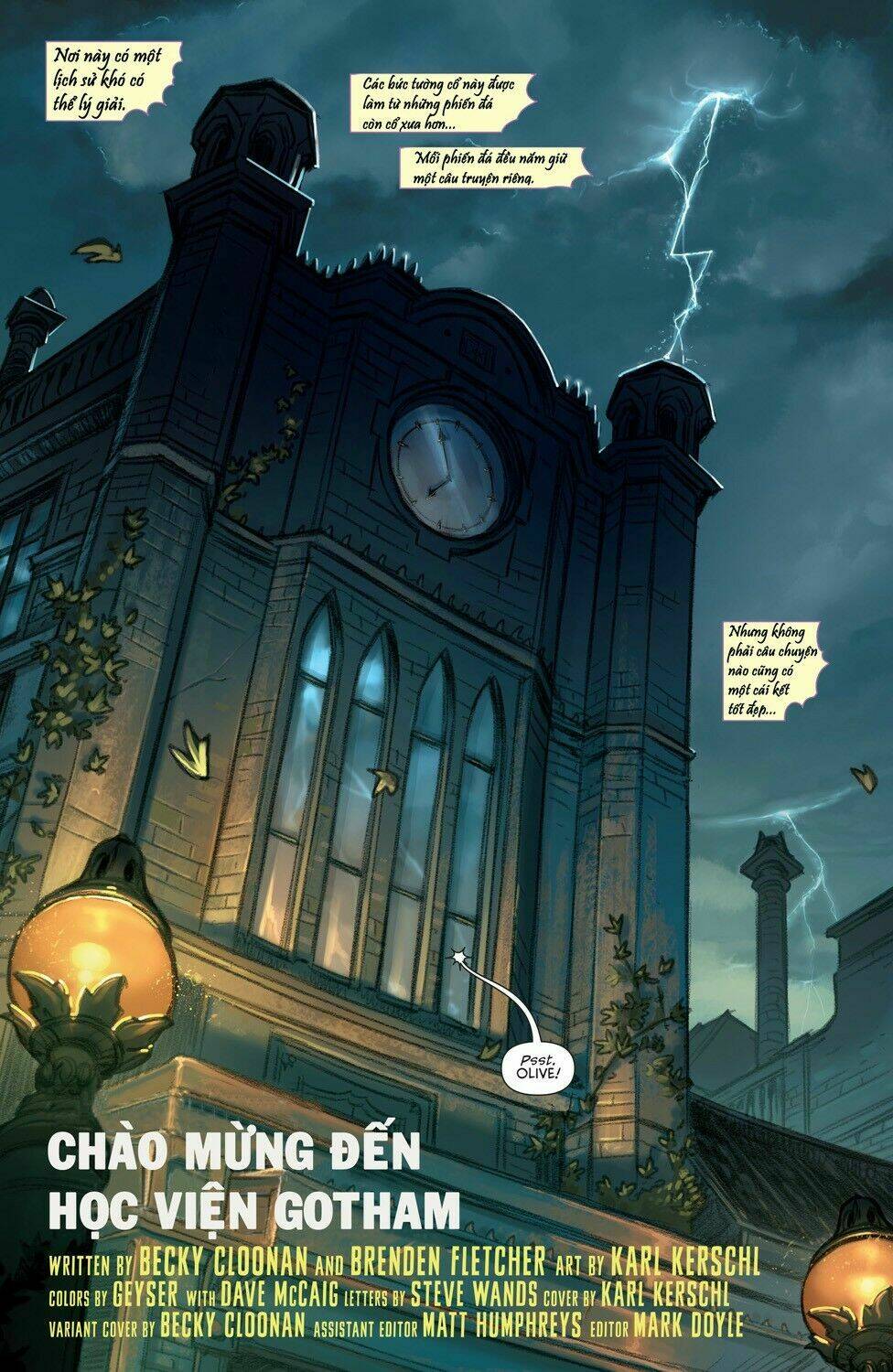 Gotham Academy Chapter 1 - Trang 2