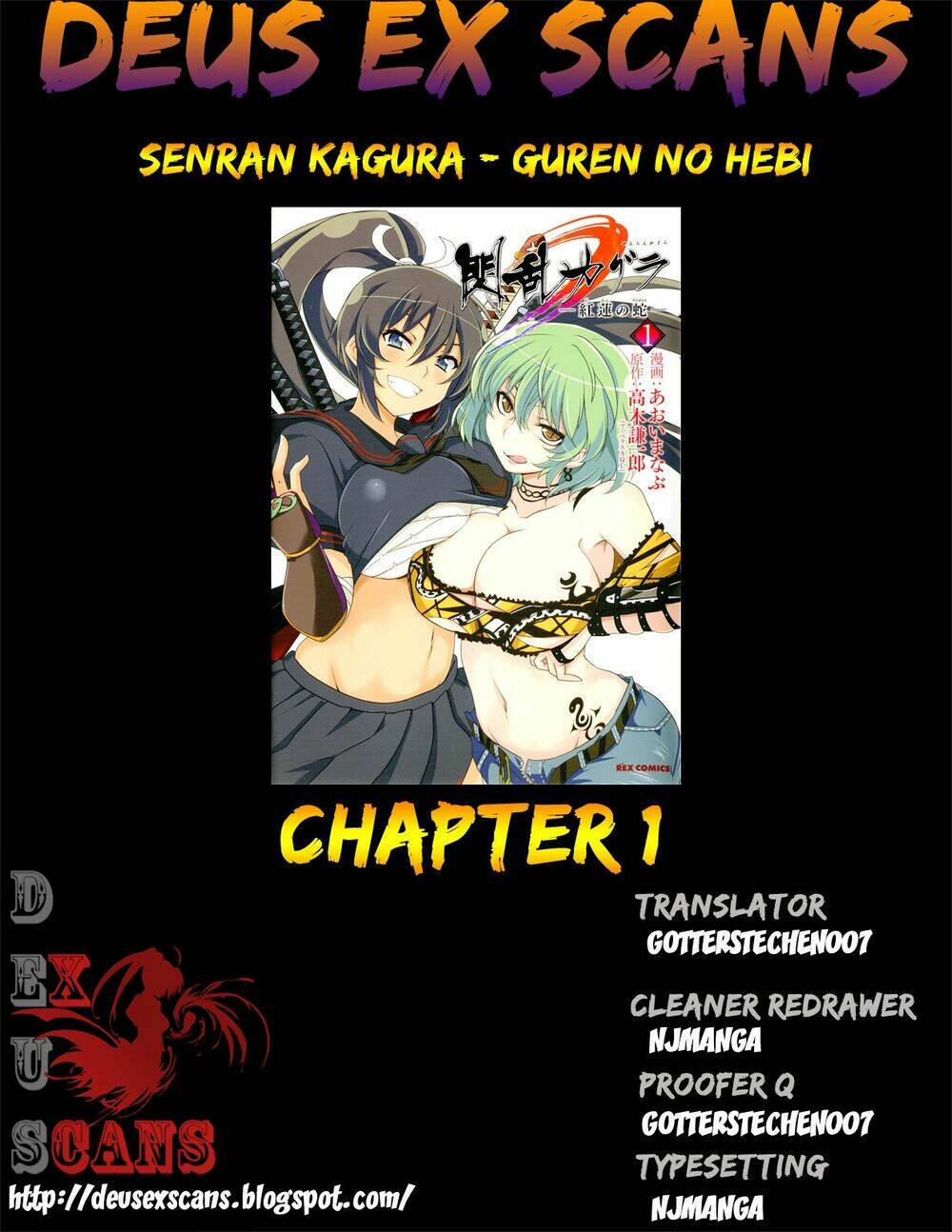 Senran Kagura – Guren No Hebi Chapter 1 - Trang 2