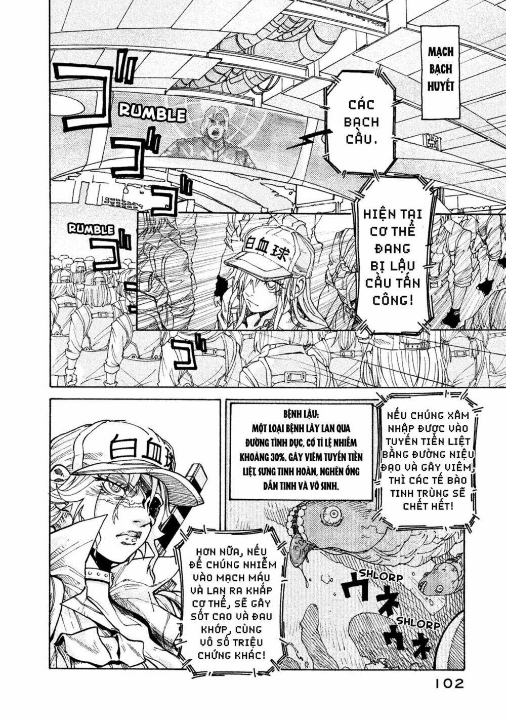 Biệt Đội Tế Bào Black – Hataraku Saibou Black Chapter 4 - Trang 2