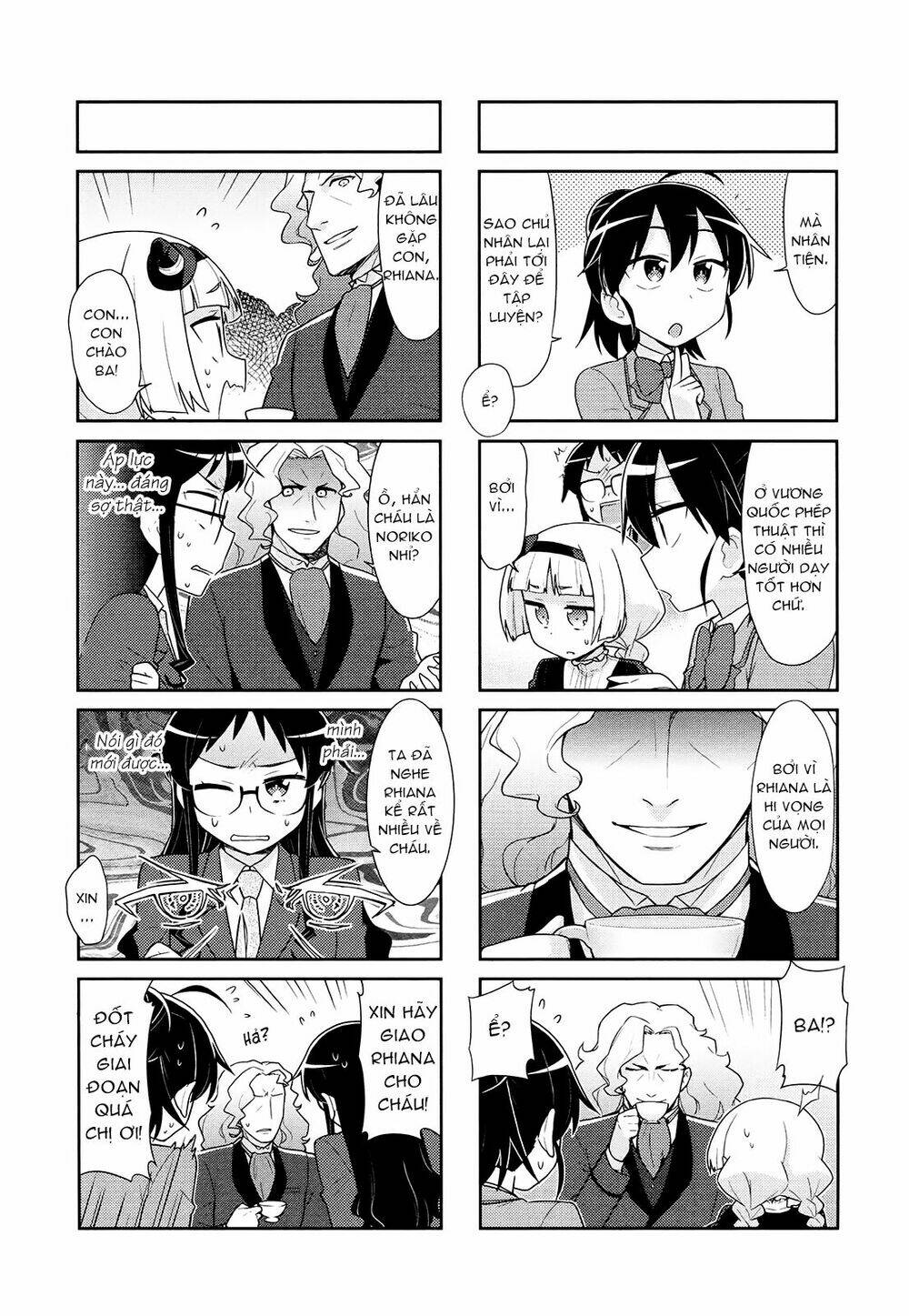 Majyo To Houki To Kurobuchi Megane Chapter 43 - Trang 2